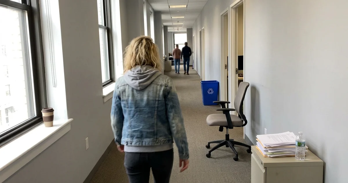 Busy Round Rock office corridor with freshly painted scuff-resistant walls